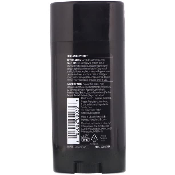 Forest Deodorant 3-pack front view highlights convenient multi-pack for families.