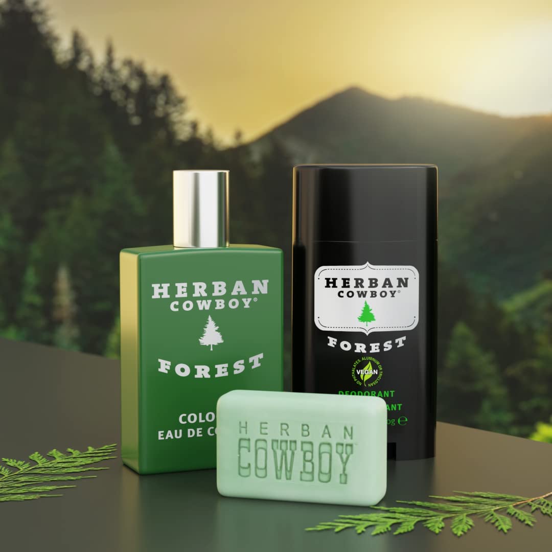 Forest Deodorant shelf display suggests easy shopping and bulk options.