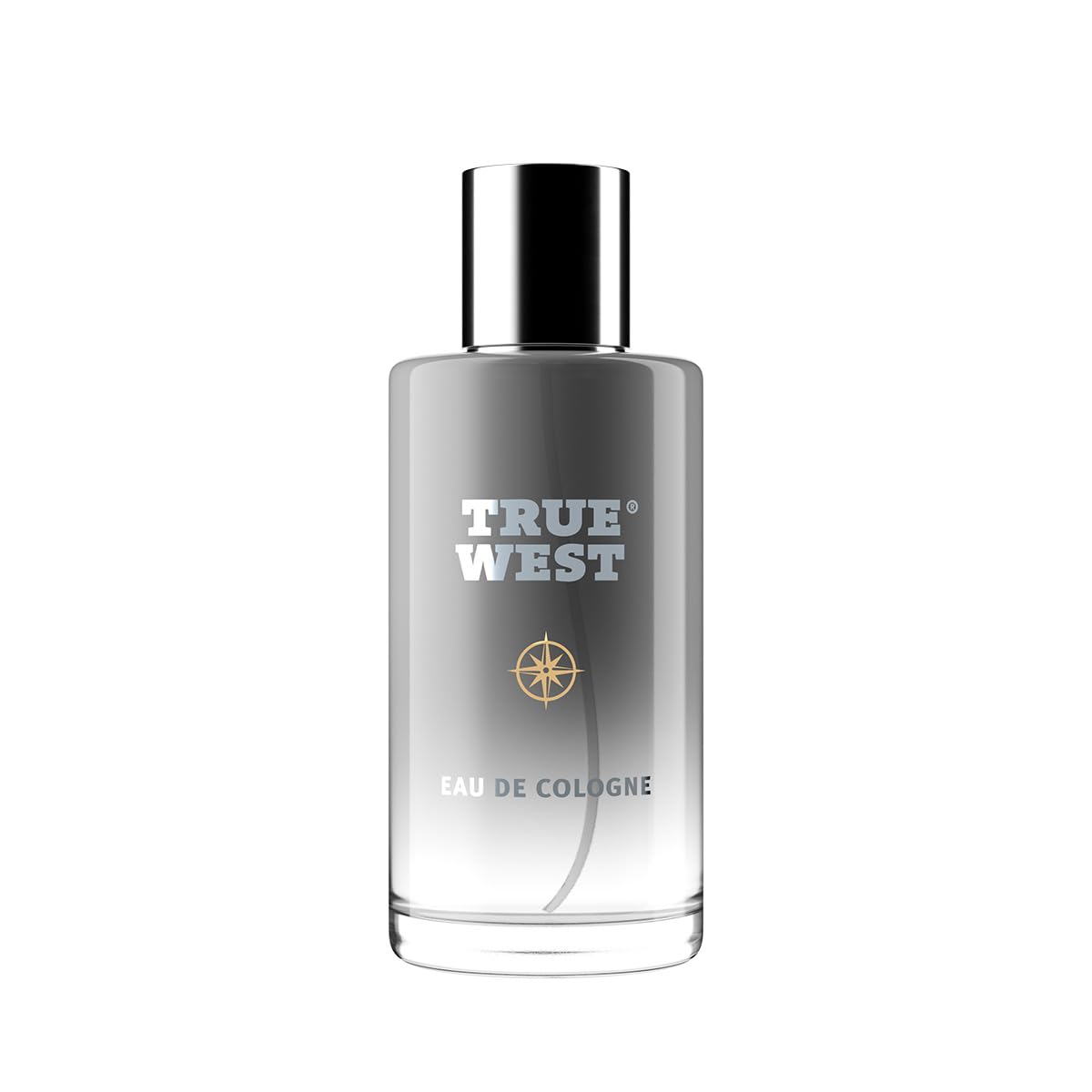 Herban Cowboy True West bottle-front view showcases rugged aroma for daily confidence.