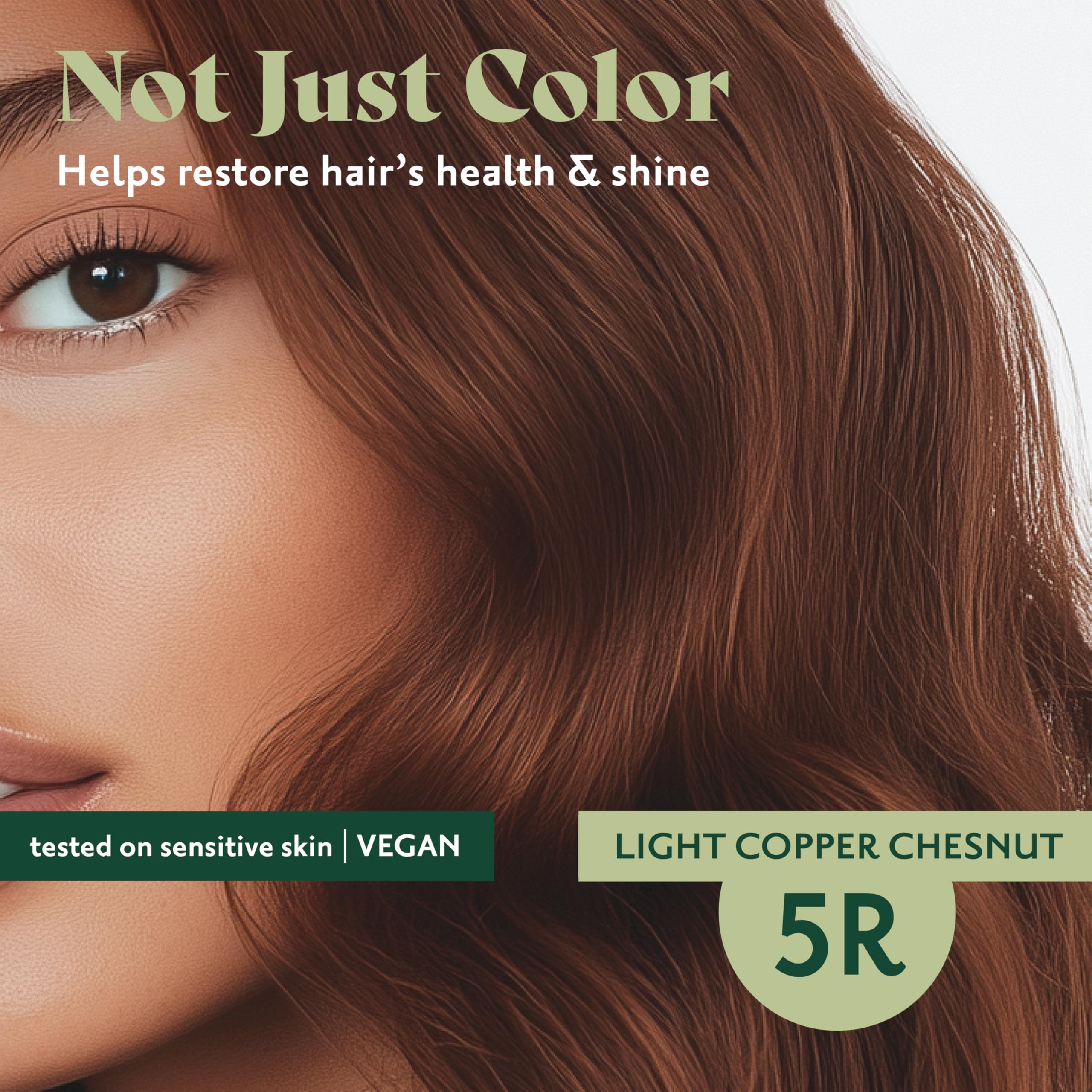 Herbatint color result swatch copper provides a realistic copper shade preview for informed color choices