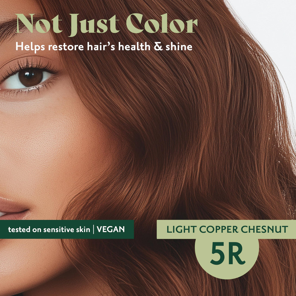 Herbatint color result swatch copper provides a realistic copper shade preview for informed color choices
