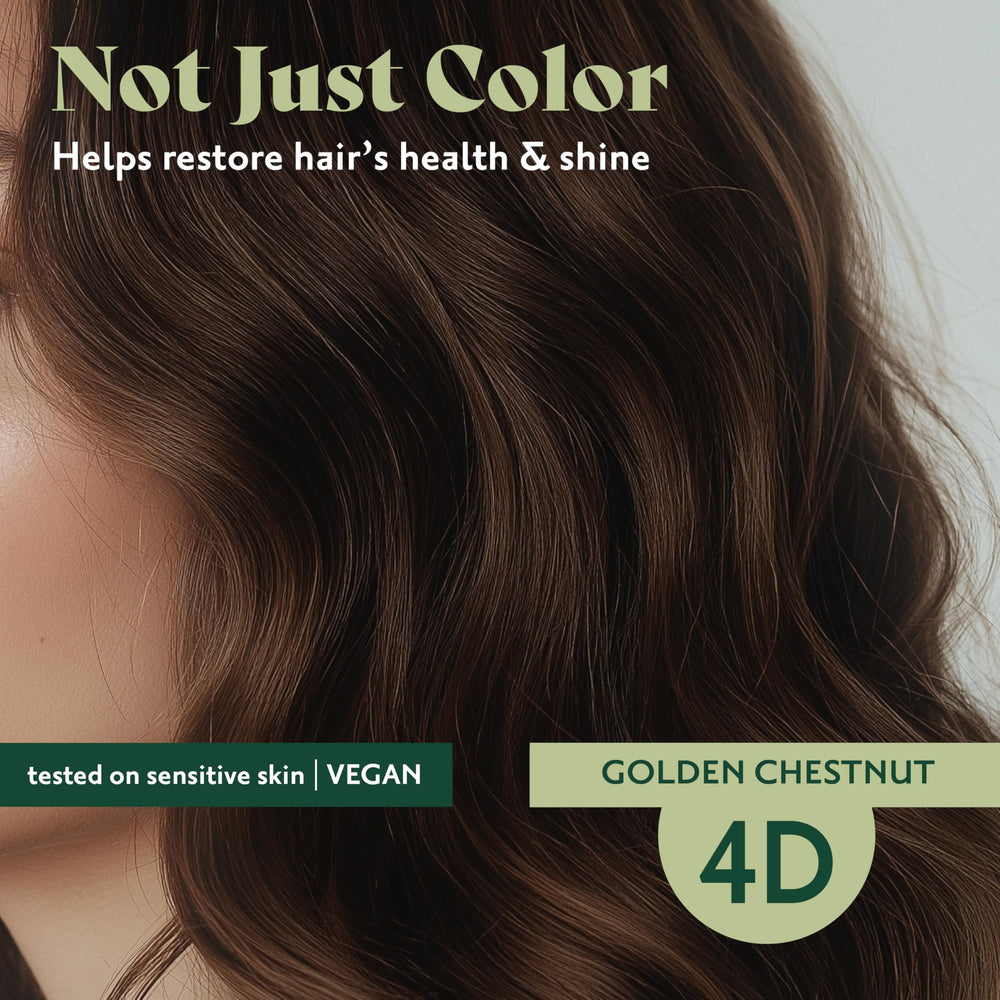 Herbatint gray-coverage closeup shows visible results potential for stubborn grays