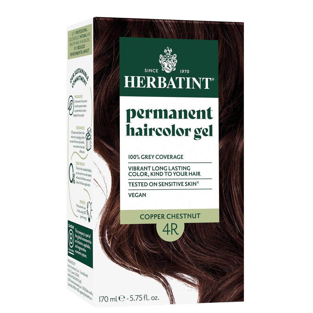 Herbatint 4R Copper Chestnut box promises vibrant permanent color