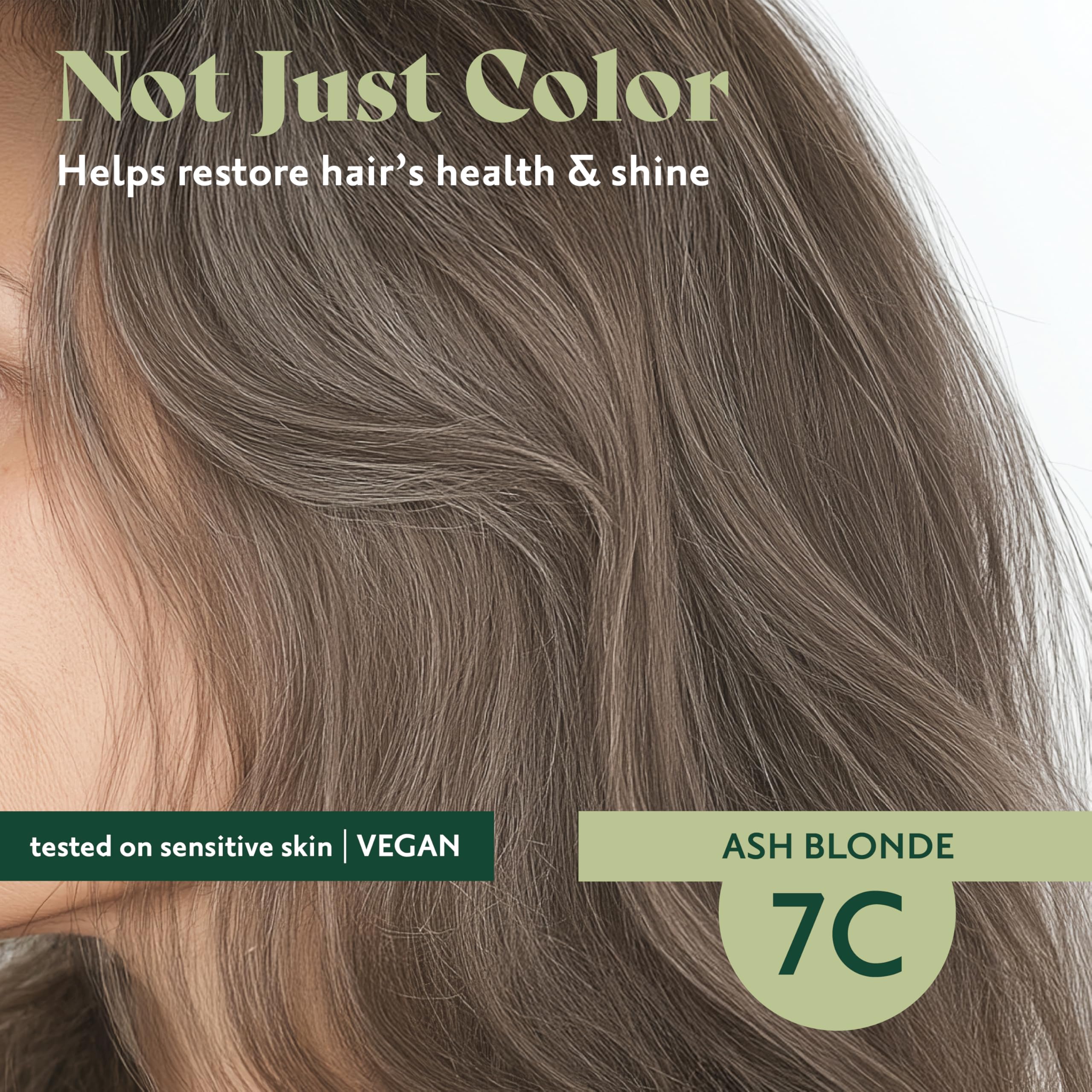 Herbatint vegan cruelty-free icon on packaging signals ethical, plant-based color option.