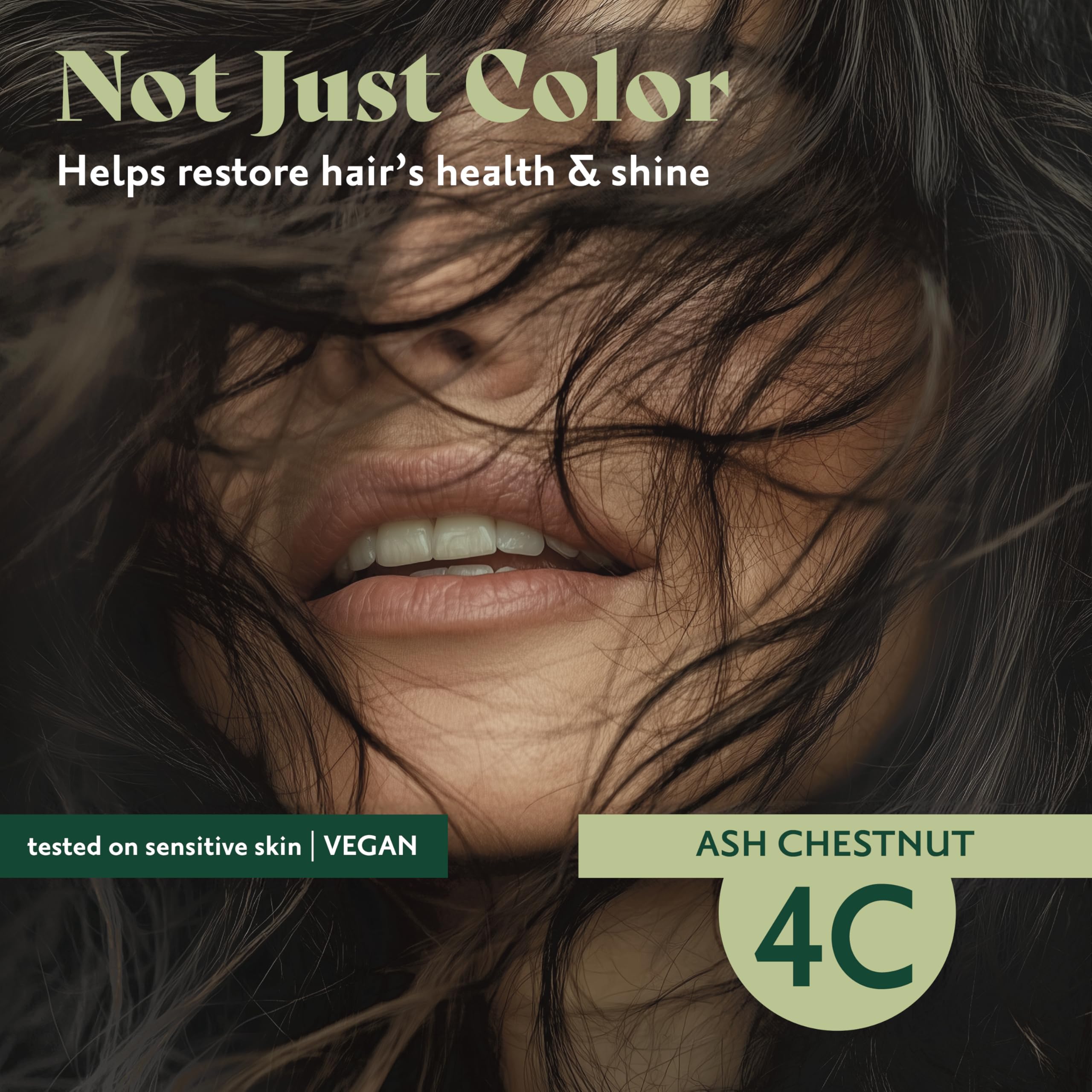 Herbatint vegan, gluten-free formula supports mindful at-home color.