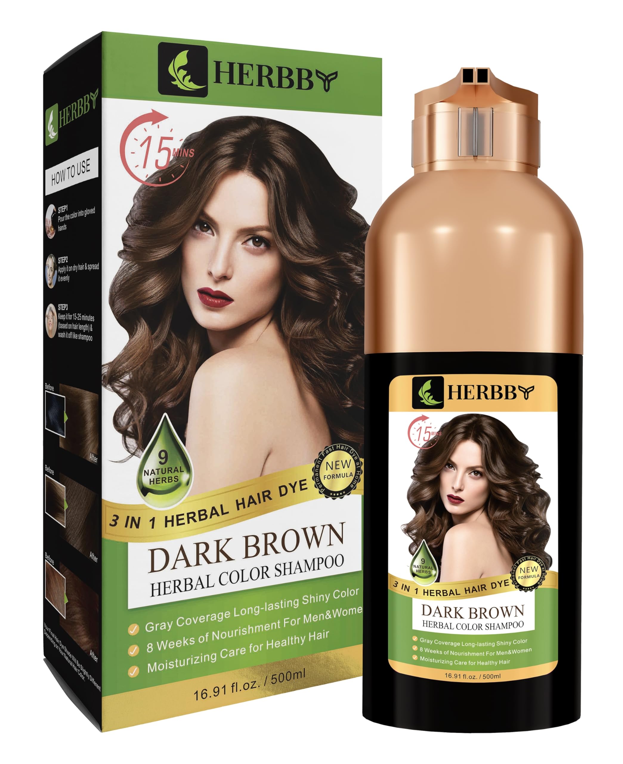 Herbby before-after-shade-difference hints shade variations based on natural color.