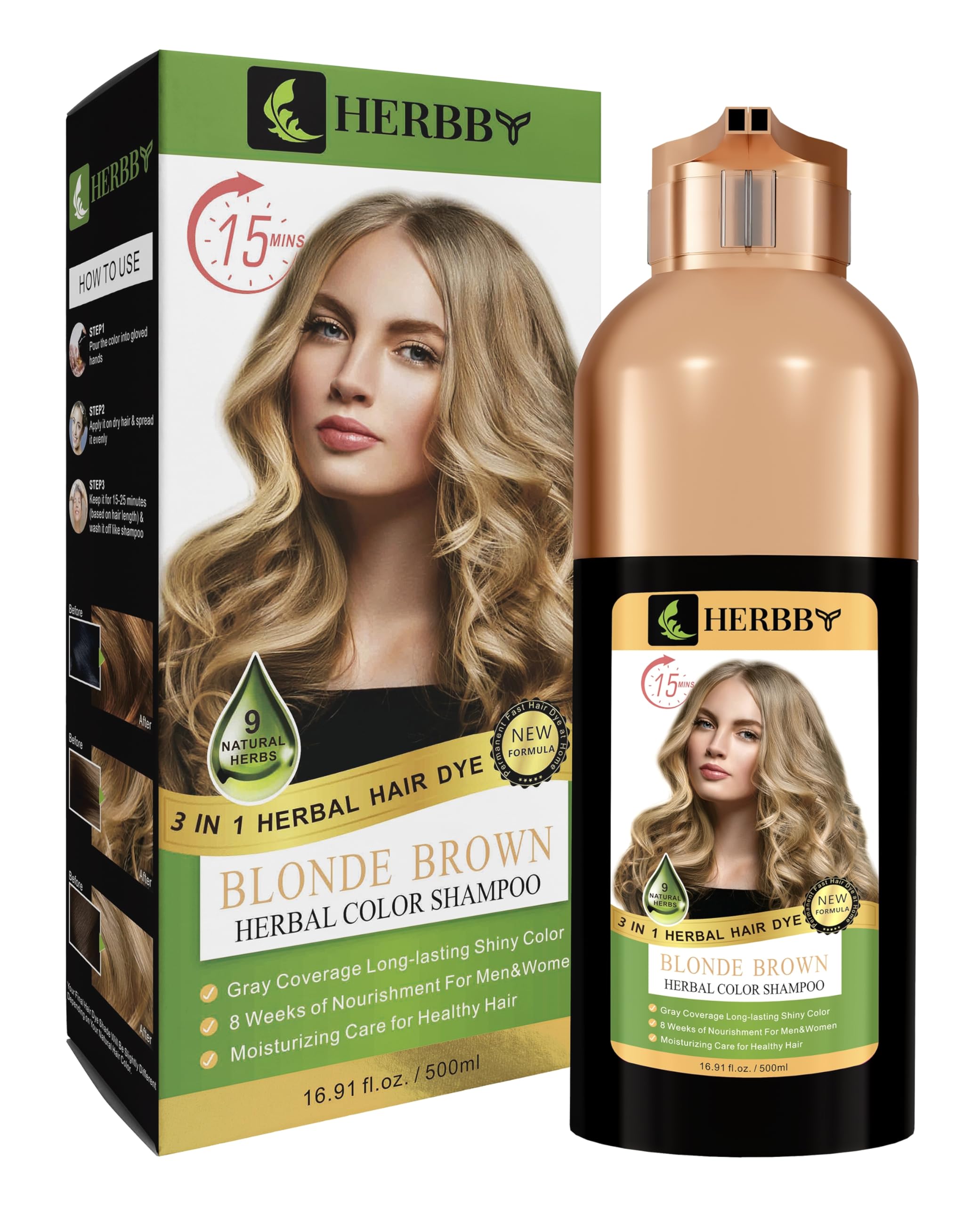 HERBBY 12-applications implies bottle longevity for ongoing color upkeep