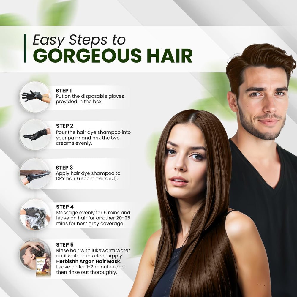 Herbishh Ammonia-free formula promotes gentler color and healthier hair.