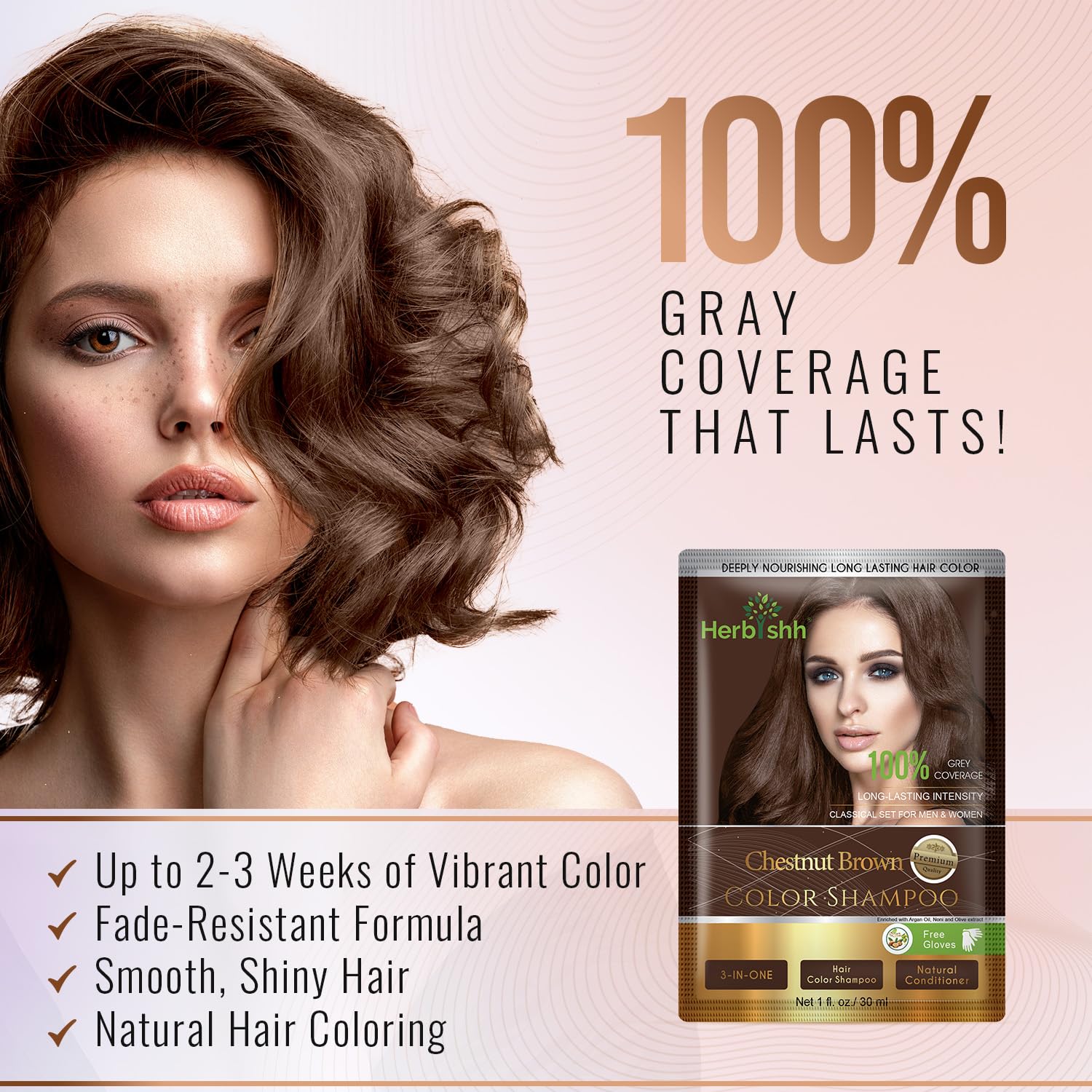 Herbishh argan mask included boosts conditioning during color for smoother, shinier results.