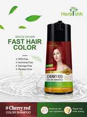 Herbishh Keratin and tuber fleece flower formula visual emphasizes enriched color protection