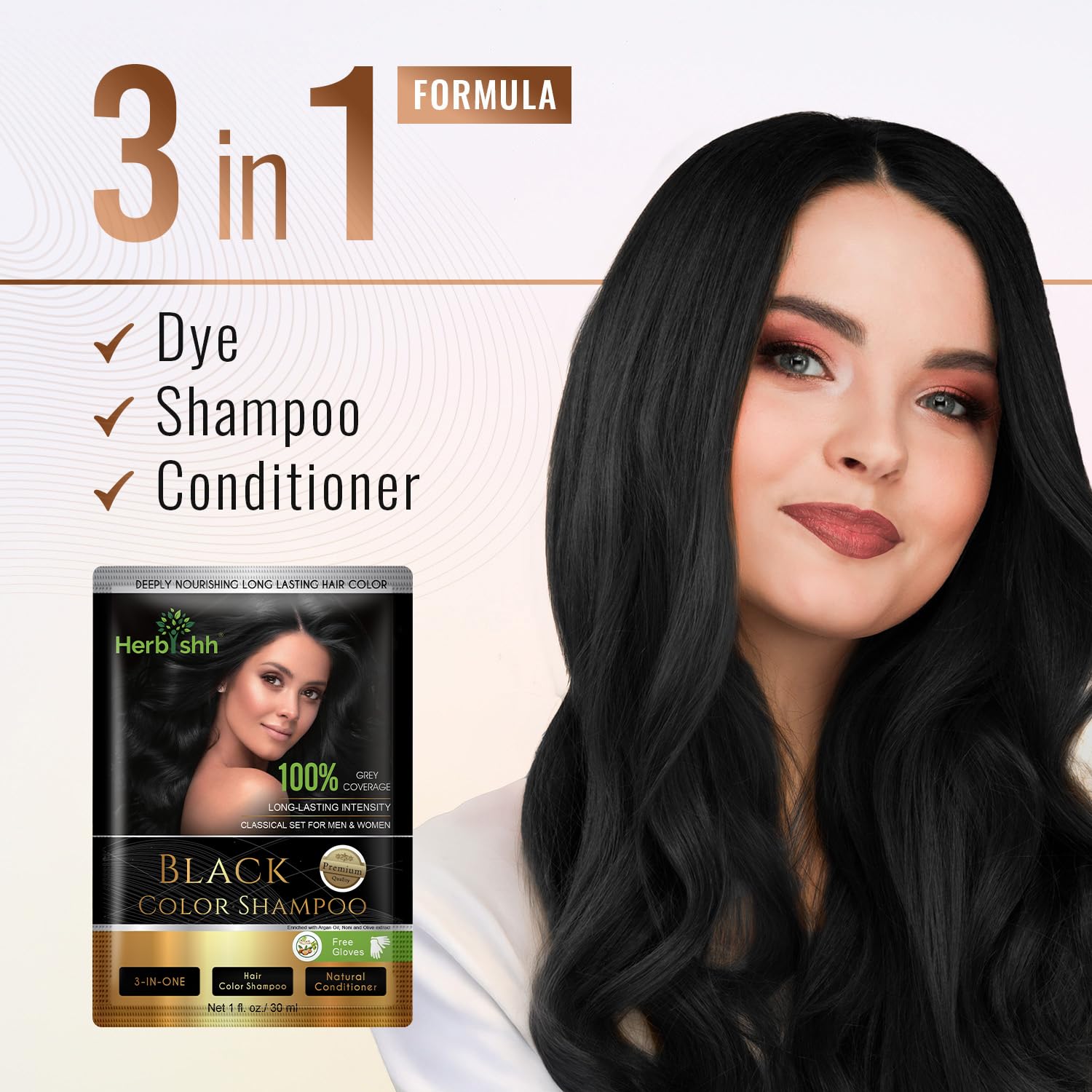 Herbishh grey hair before-after visual illustrating color results.