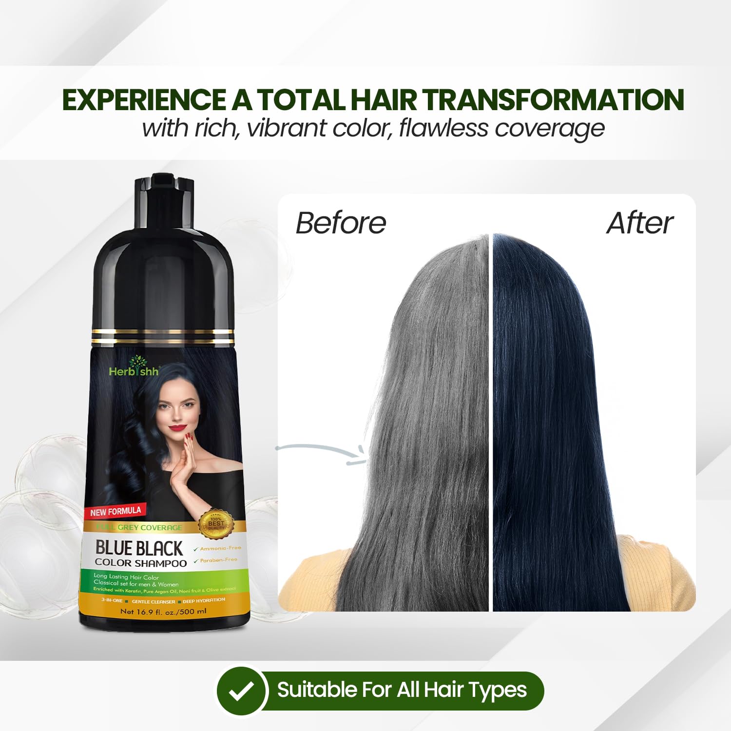 Herbishh color swatches show 12 shade options