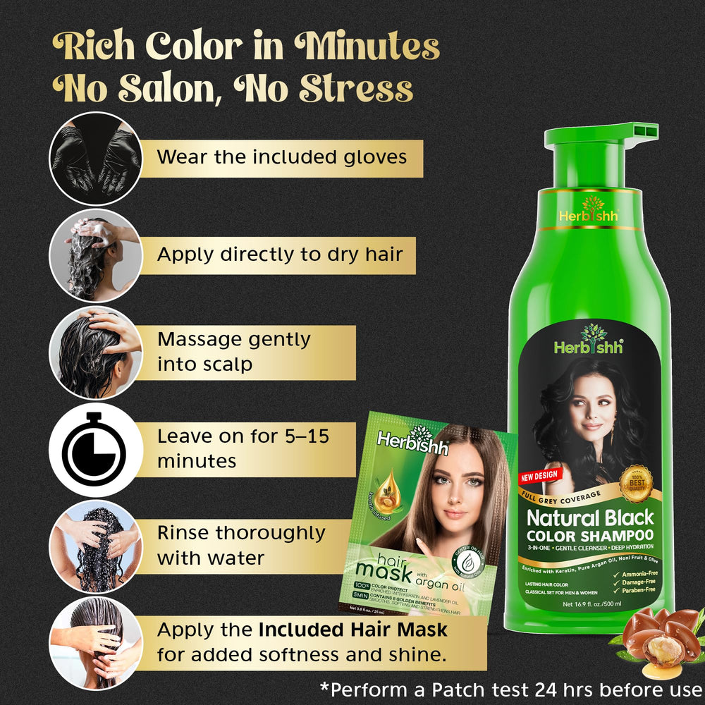 Herbishh formula with olive oil adds softness and strength during cleansing