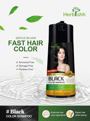 Herbishh Hair Color Shampoo tuber fleece flower extract boosts color richness