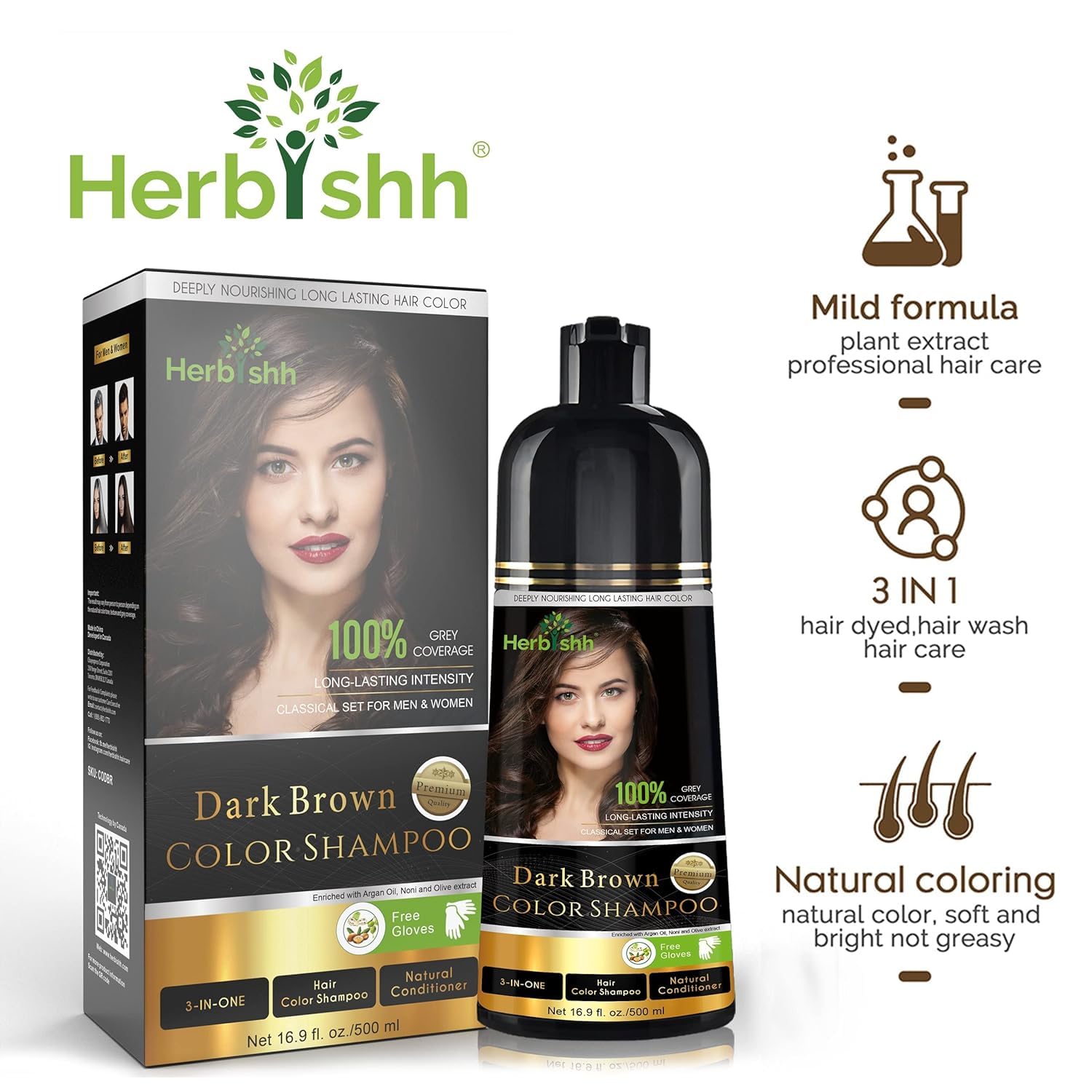 Herbishh wild ginseng ingredient provides nutrient support for healthy color