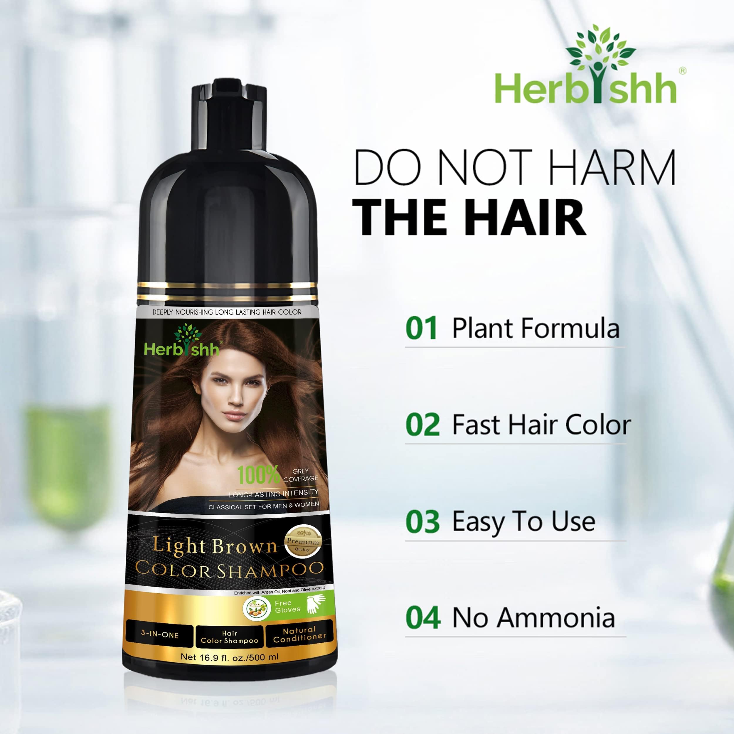 Herbishh olive oil softness visual suggests nourished strands
