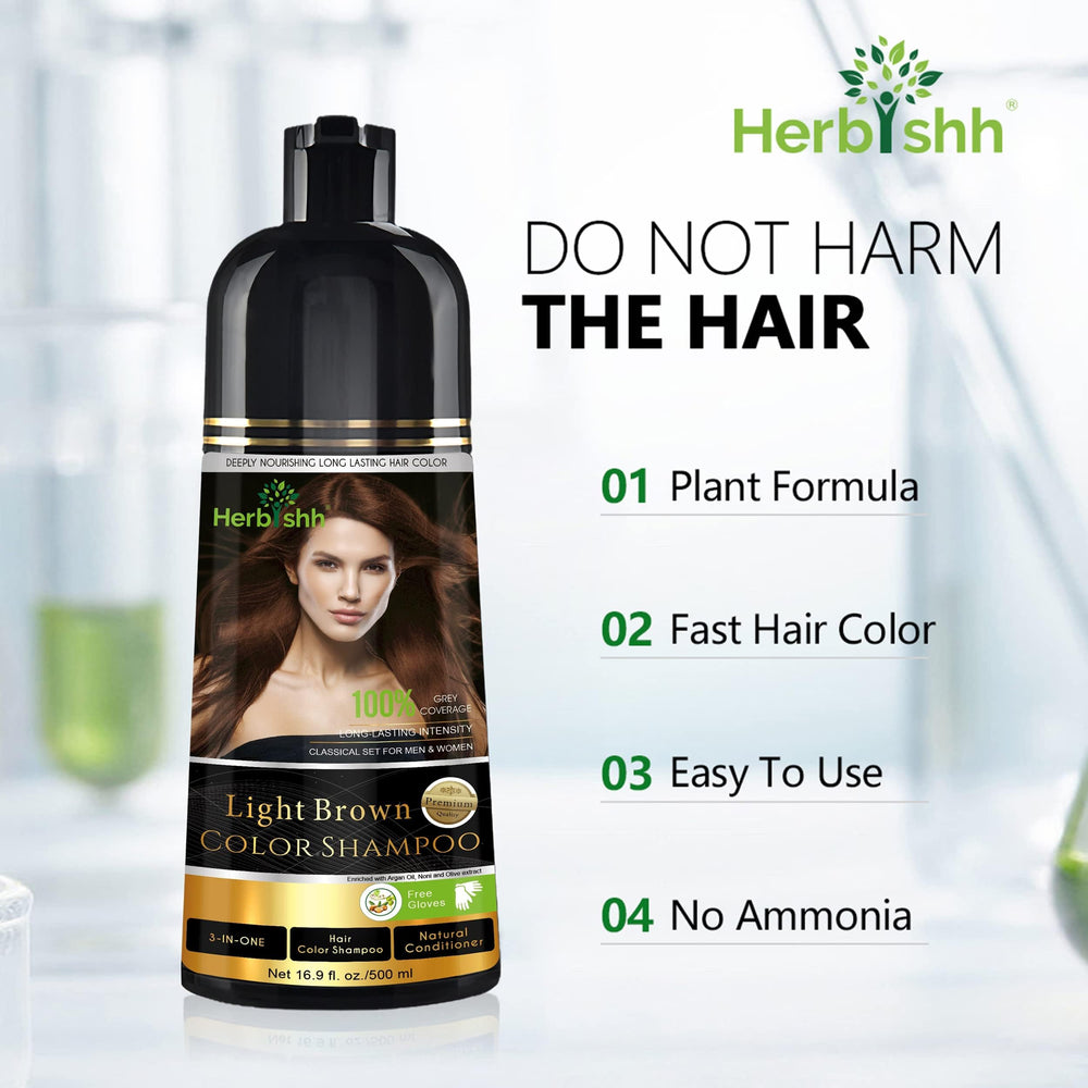 Herbishh olive oil softness visual suggests nourished strands