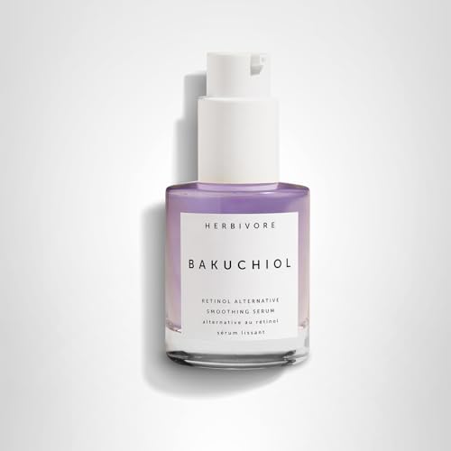 Night-time routine setup with HERBIVORE Bakuchiol Serum for a calm skincare ritual
