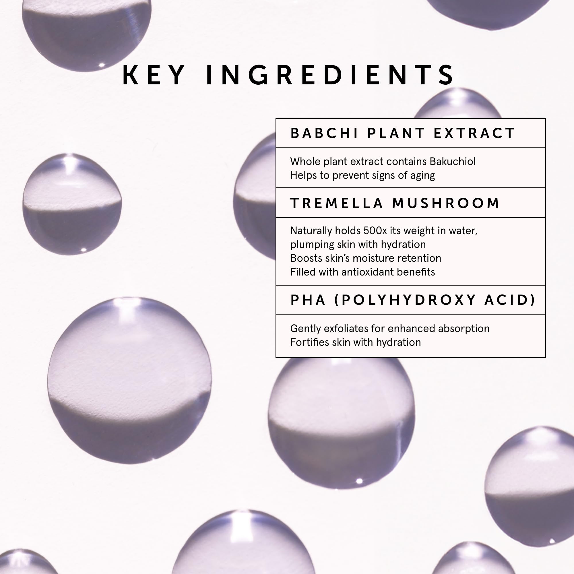 Flatlay of HERBIVORE Bakuchiol Serum packaging highlights plant-based skincare ethos