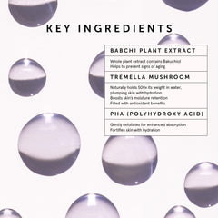 Flatlay of HERBIVORE Bakuchiol Serum packaging highlights plant-based skincare ethos