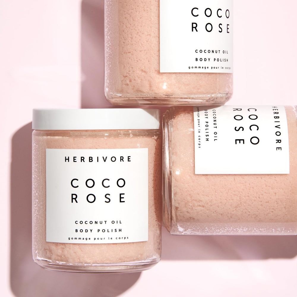 Herbivore Coco Rose 2-pack packaging for home spa.