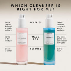 HERBIVORE Pink Cloud Rosewater ingredient detail promotes soothing hydration for sensitive skin.