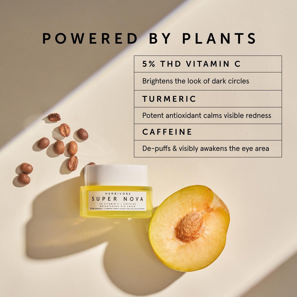 HERBIVORE Super Nova eye cream hydrating hyaluronic acid splash detail