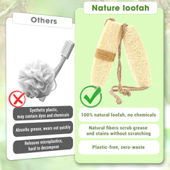 Herbvian loofah gourd close-up shows textured exfoliation for sensitive skin