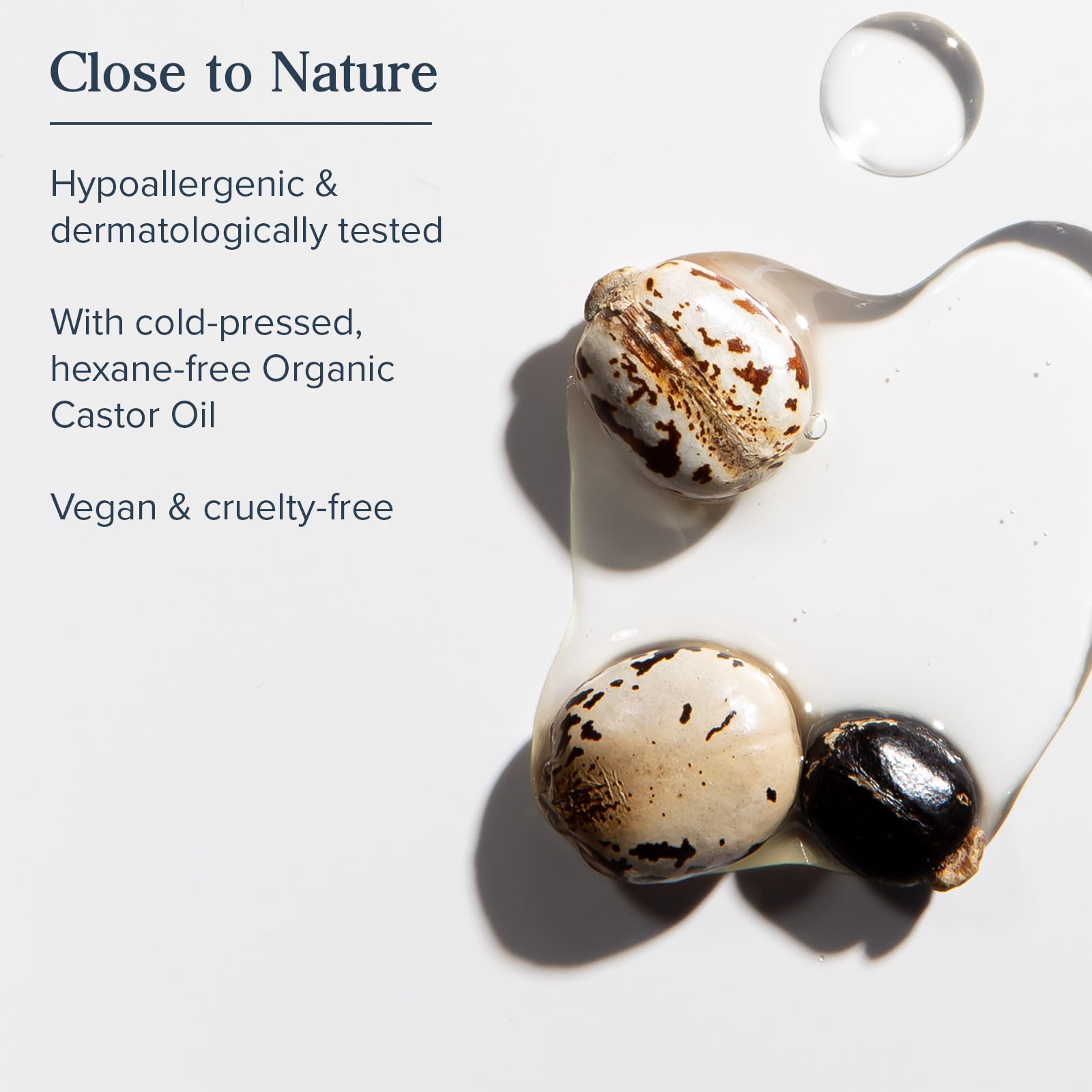 Heritage Store minimal ingredients label emphasizes clean formulation for all hair types
