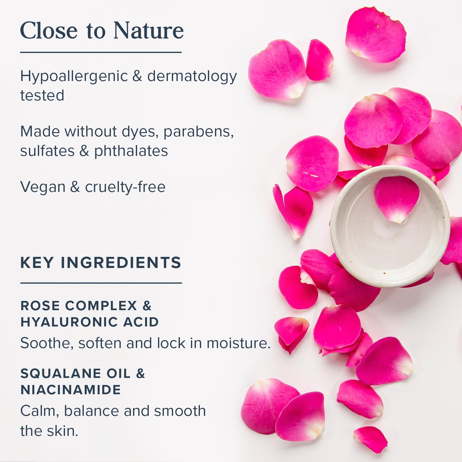 Heritage Store Rosewater Moisturizer amber-glass-packaging preserves purity and freshness