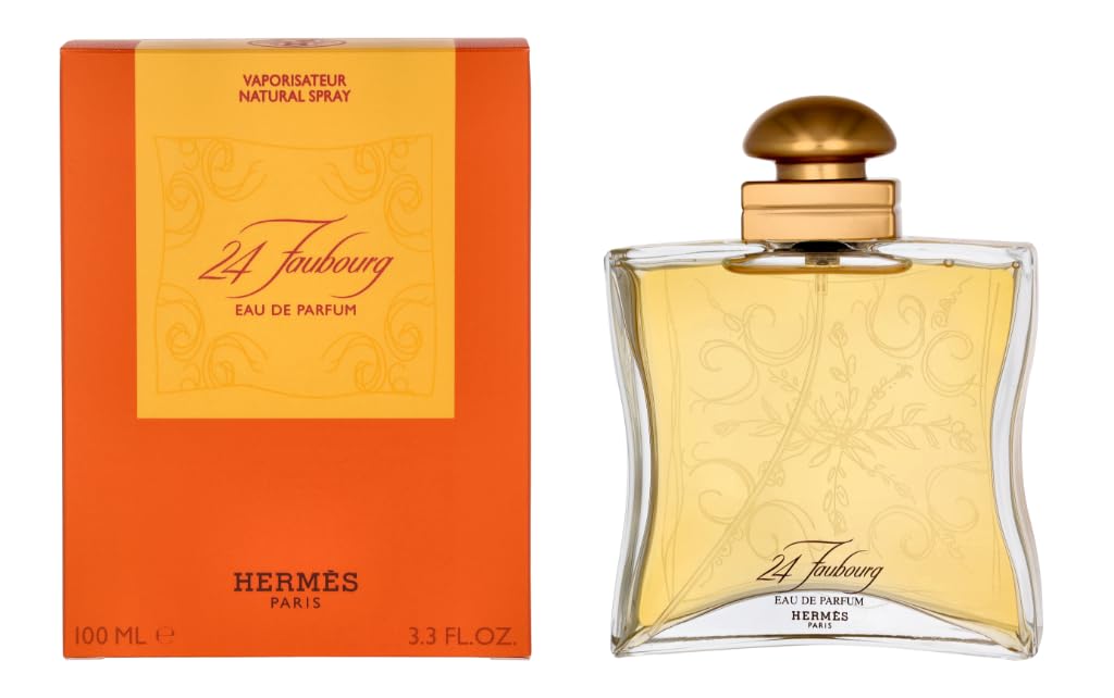 Hermès 24 Faubourg bottle front view for sophisticated everyday wear