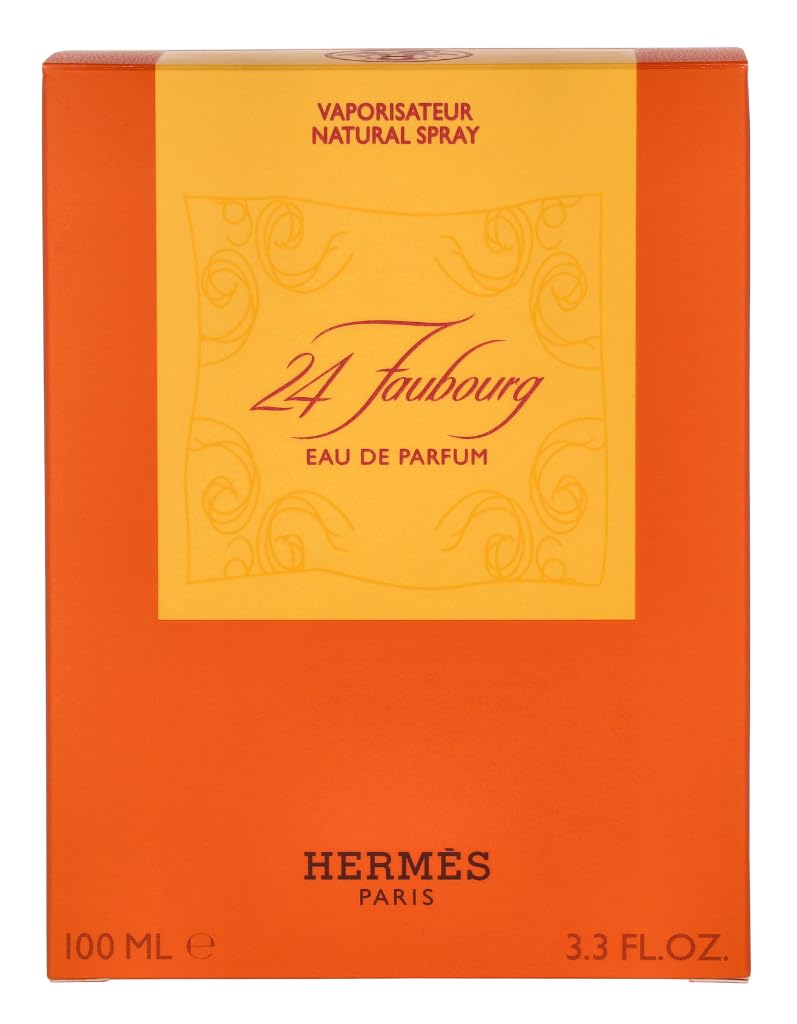 Hermès 24 Faubourg bottle on surface ready for daily fragrance