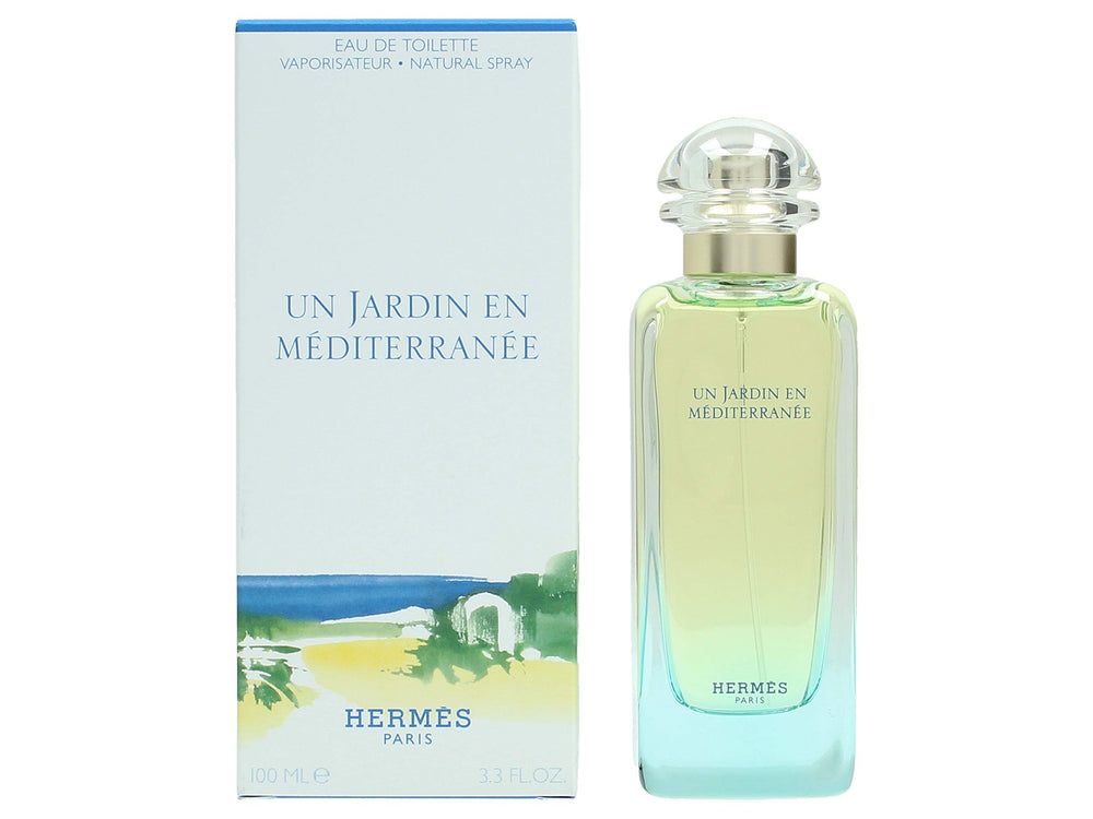 Hermès Un Jardin En Mediterranée orange blossom note on bottle for uplifting vibe