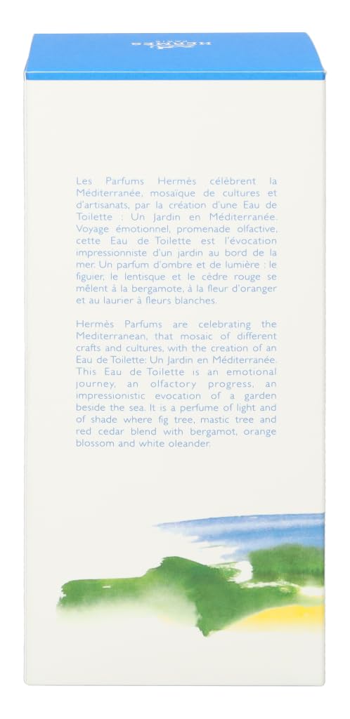 Hermès Un Jardin En Mediterranée packaging box showing gift-ready presentation