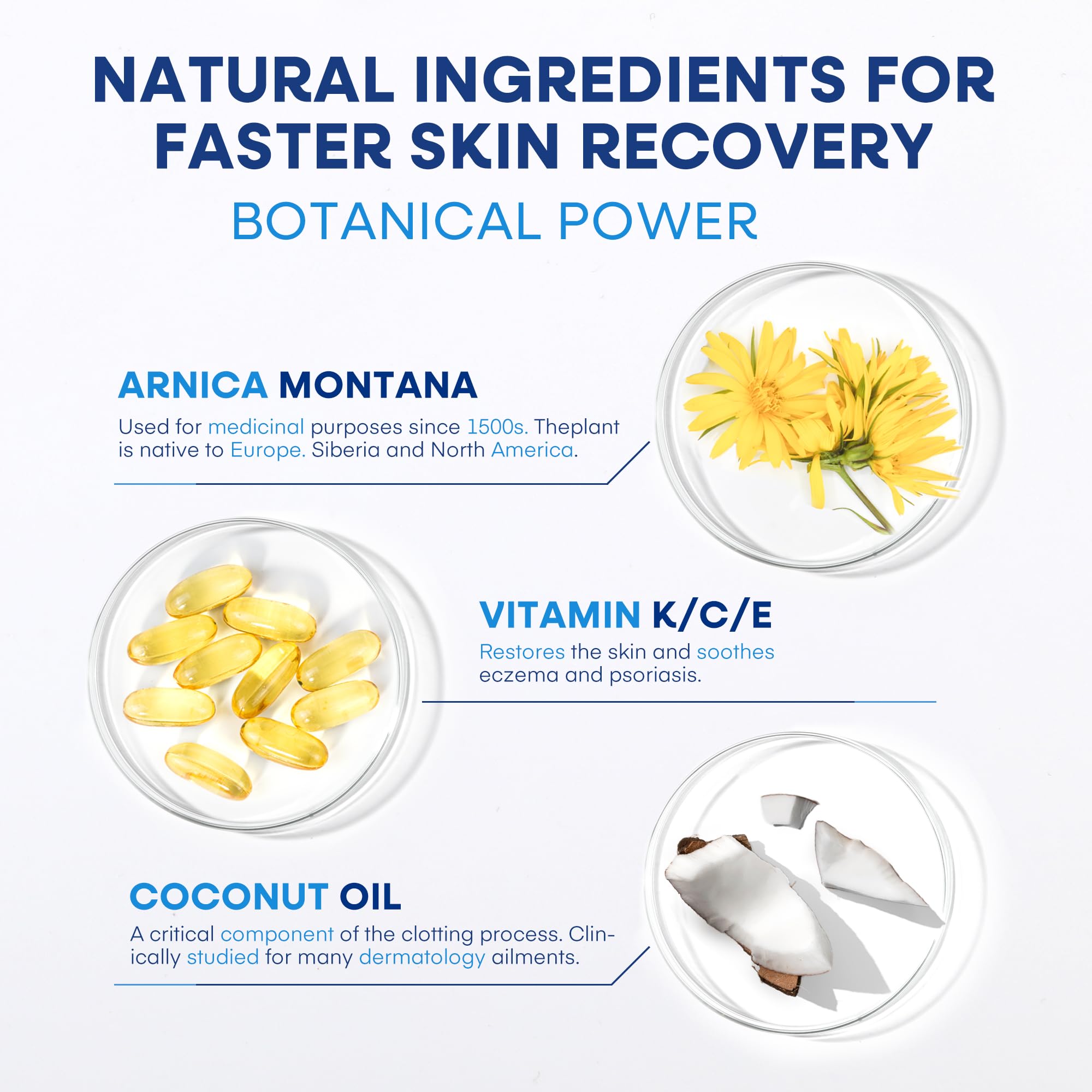 Hermon Arnica Bruising Cream vitamins K, C, E visual hints enhance skin nourishment.