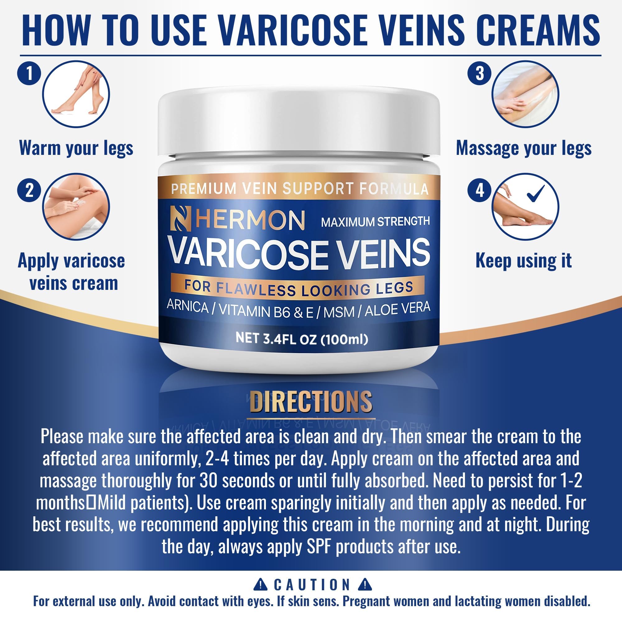Hermon lightweight fast-absorbing cream photo suggests non-greasy feel during wear.