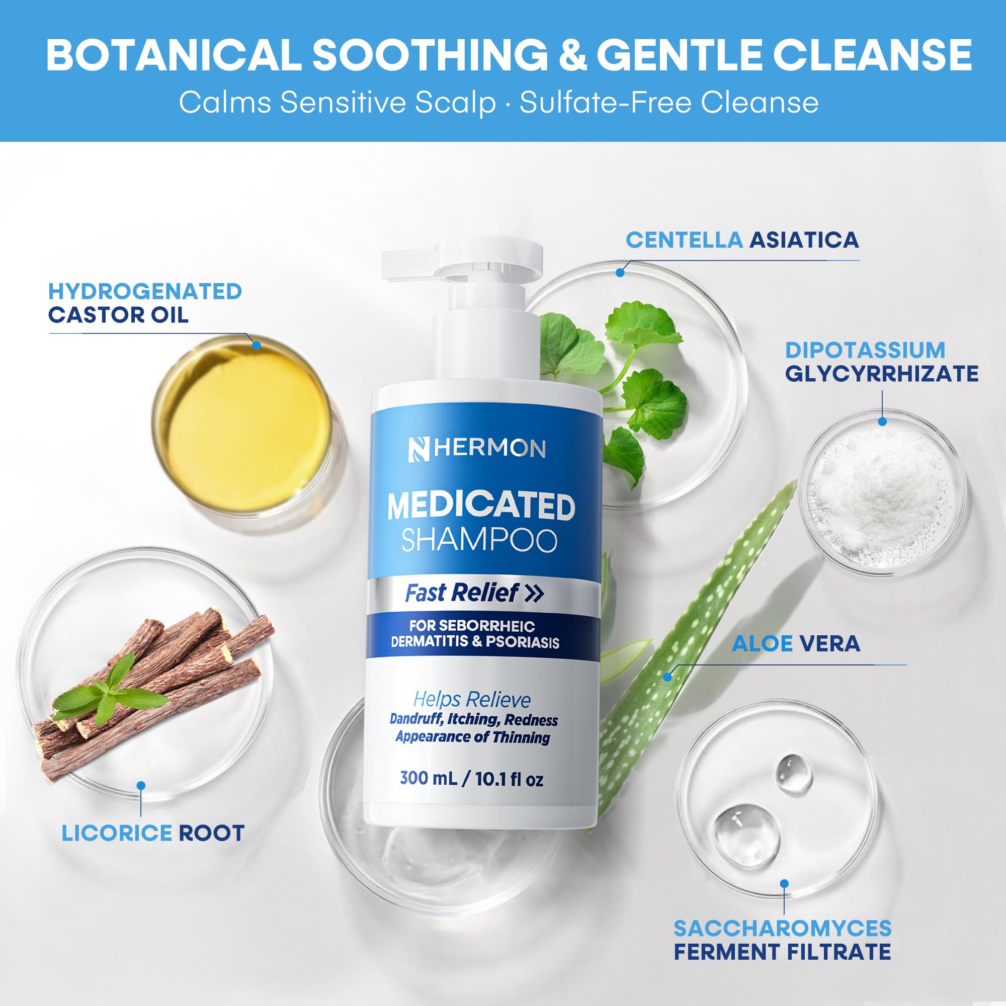 Hermon salicylic acid action close-up hints gentle exfoliation.