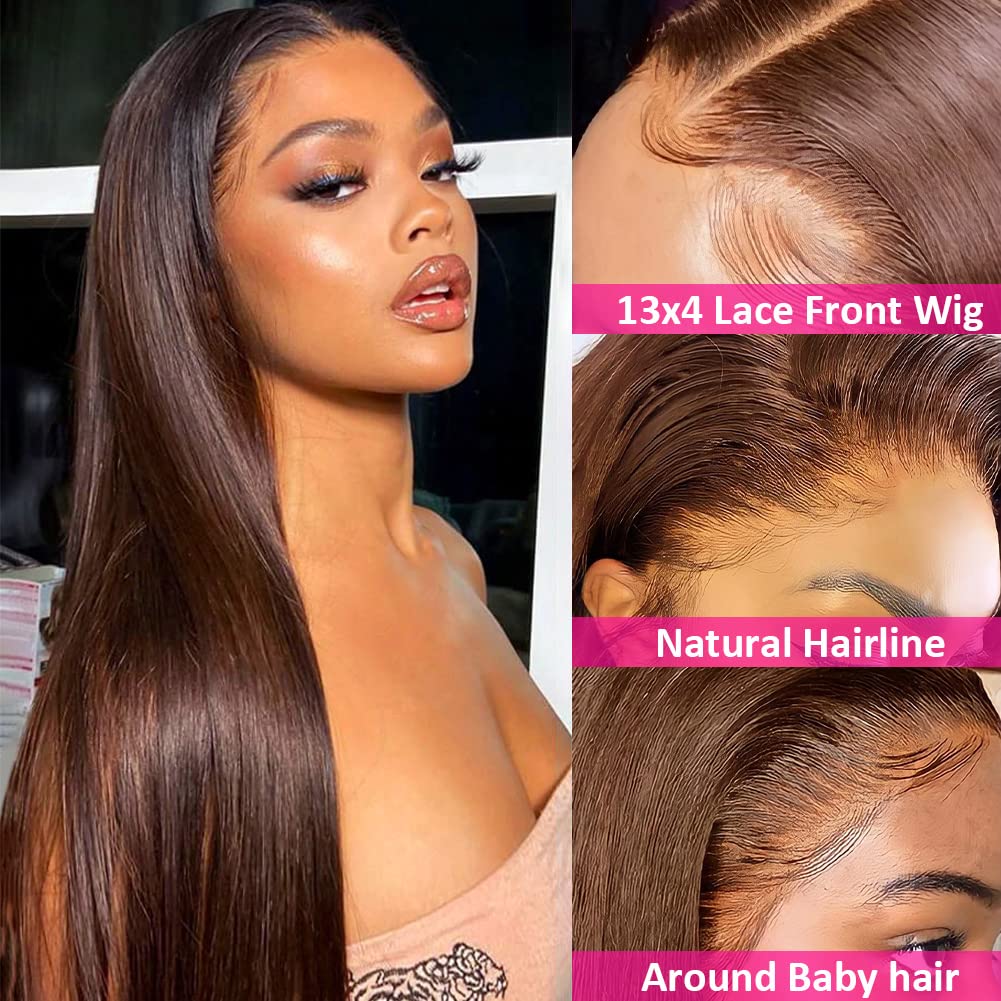 Hermosa 28-inch straight human hair for long, smooth, low-maintenance styling