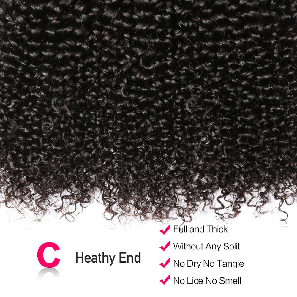 Hermosa curly Remy hair natural black is ready for dyeing or bleaching.