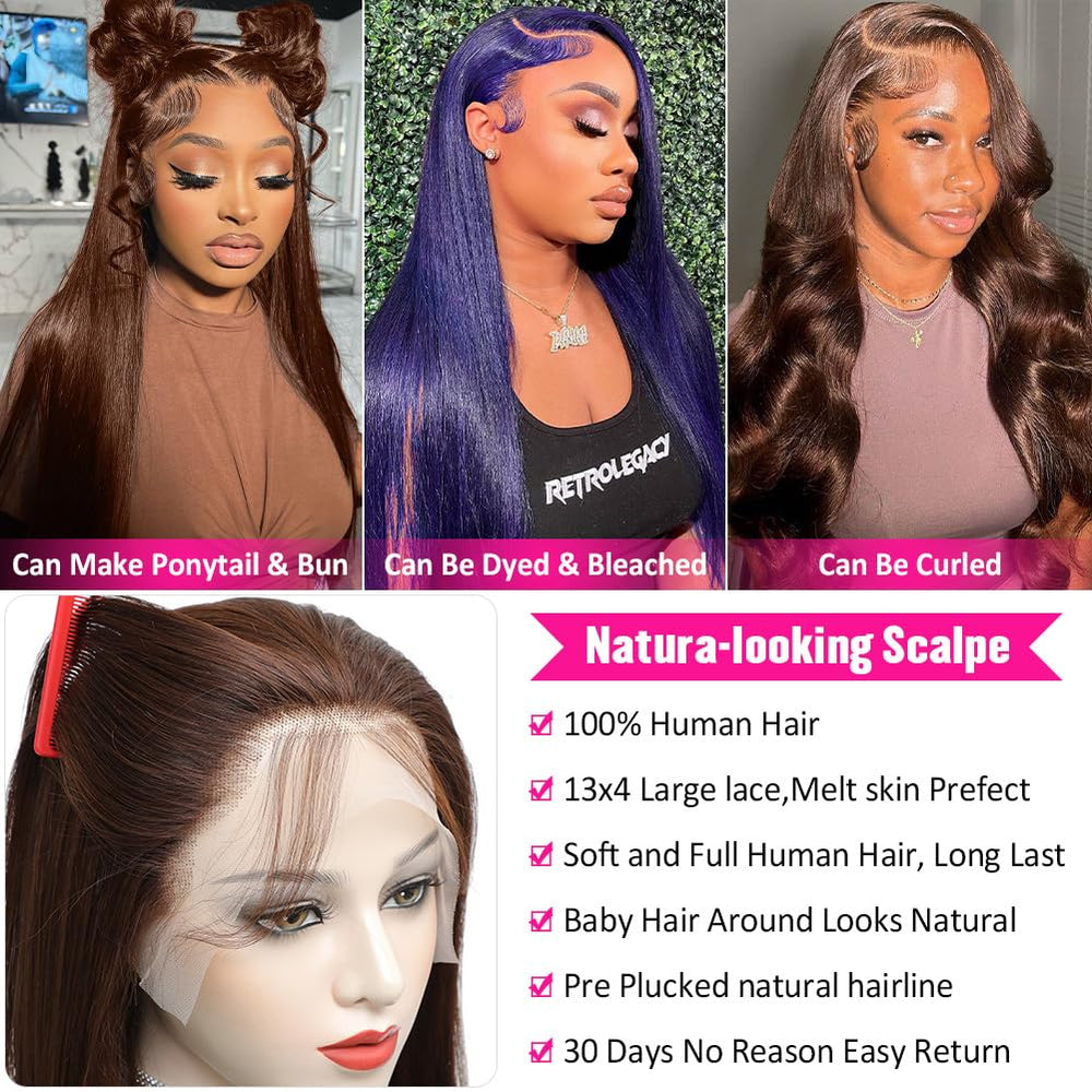 Hermosa pre-plucked baby-hair hairline for a realistic, ready-to-wear look