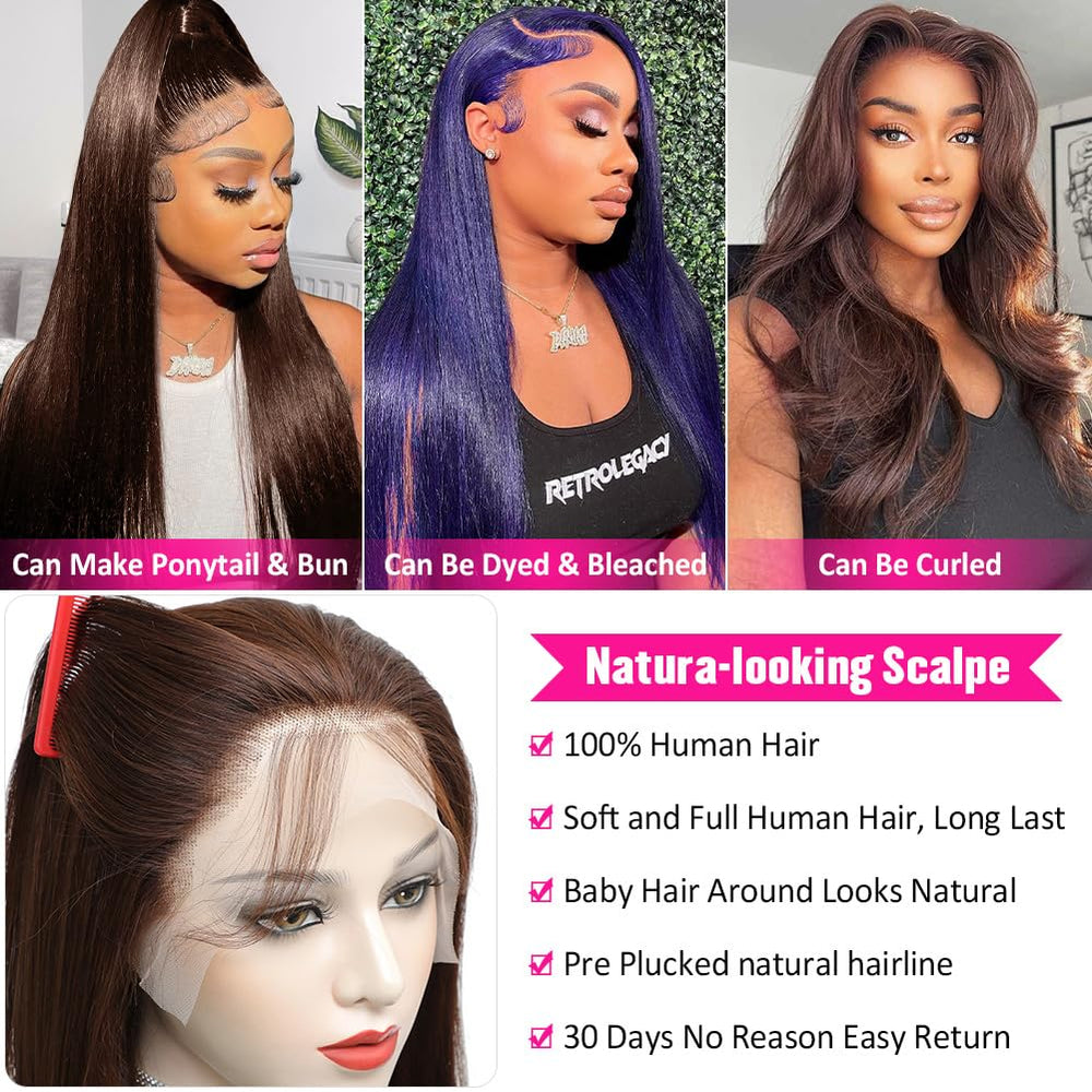Hermosa pre-plucked hairline with baby hairs for natural appearance.