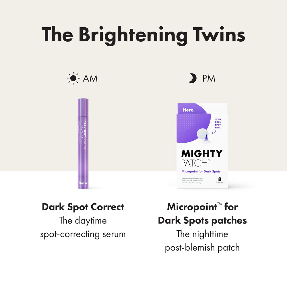 Hero Cosmetics Dark Spot Correct application on skin with gentle dab