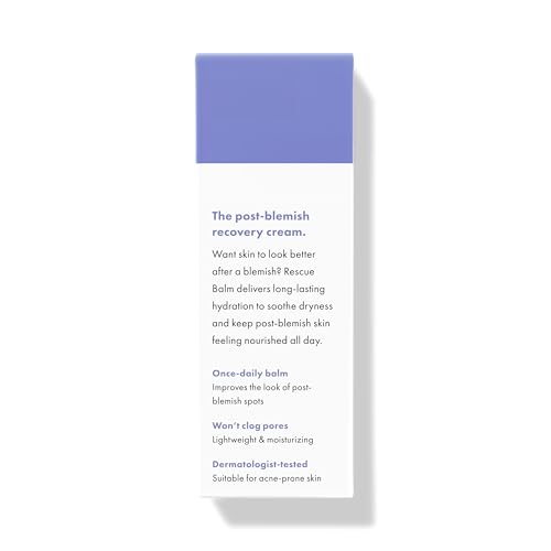 HERO COSMETICS Rescue Balm Original application showing targeted post-blemish hydration