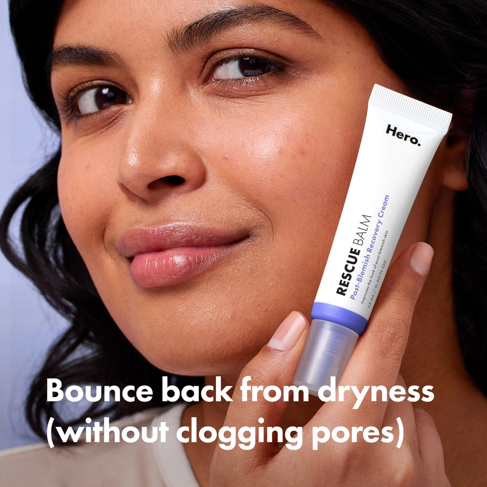 HERO COSMETICS Rescue Balm Original non-comedogenic status for acne-prone skin