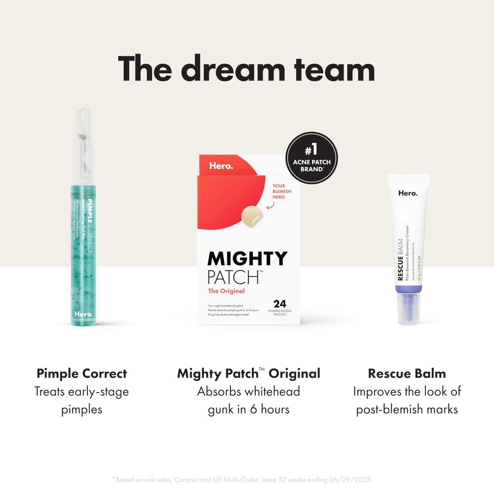 HERO COSMETICS Rescue Balm Original skin close-up showing smooth, gentle texture