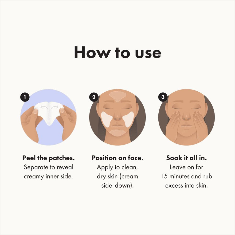 HERO COSMETICS Rescue Patch dry-skin boost shows immediate moisture for a refreshed feel