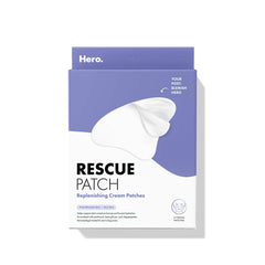 HERO COSMETICS Rescue Patch pack front highlights a 6ct box for post-blemish hydration