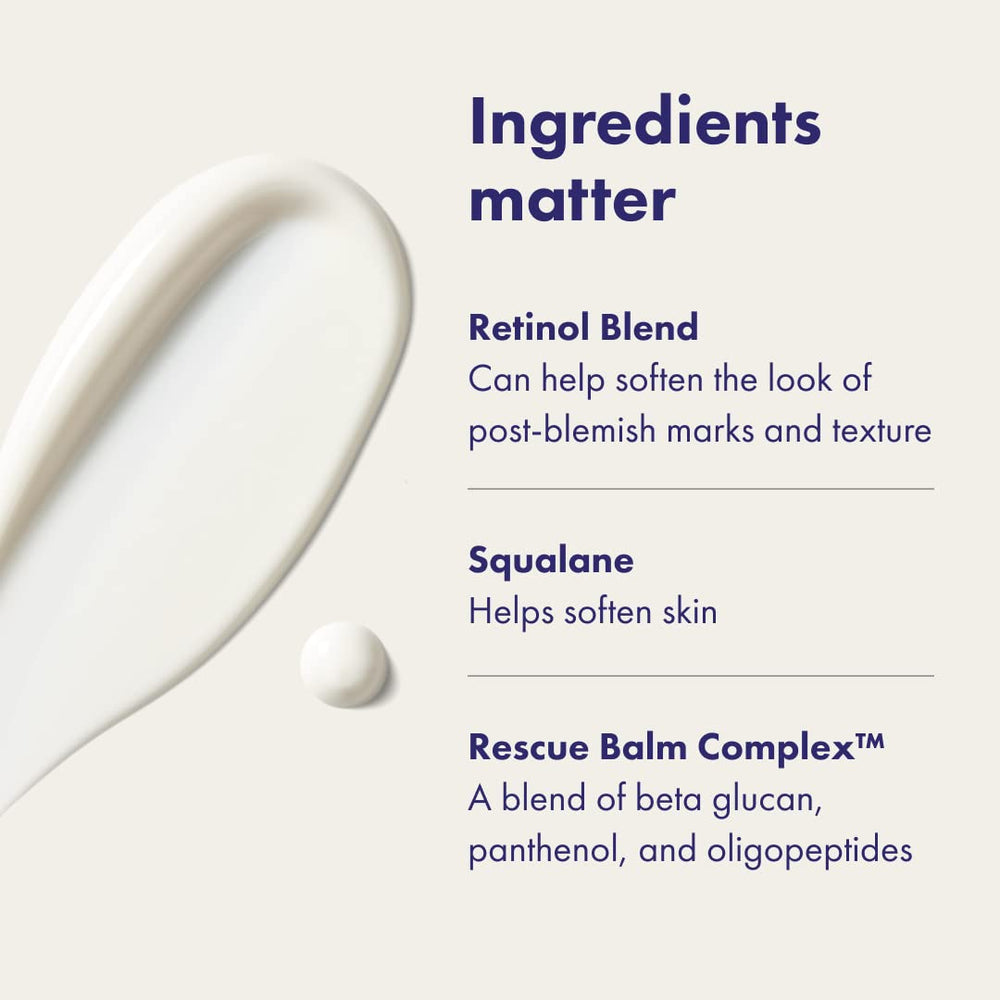 Hero Cosmetics Rescue Retinol Nighttime Cream jar on nightstand with smooth texture detail.