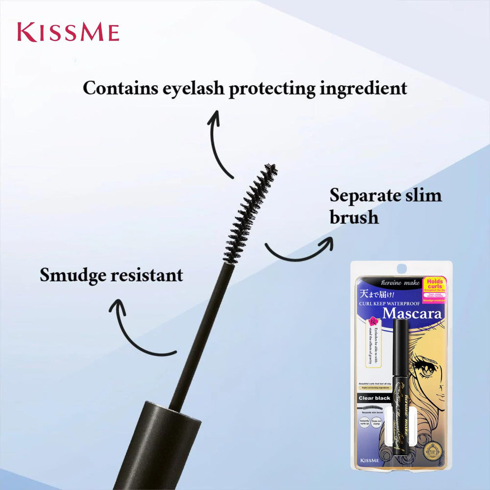 Heroine Make Clear Mascara Primer hypoallergenic formula gentle for sensitive eyes