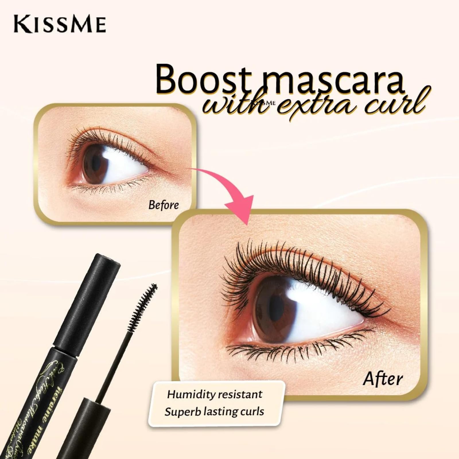 Heroine Make Clear Mascara Primer waterproof hold resists sweat and humidity